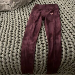Breast cancer awareness leggings